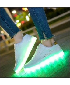 Delux Glow Light Up Led Sneakers